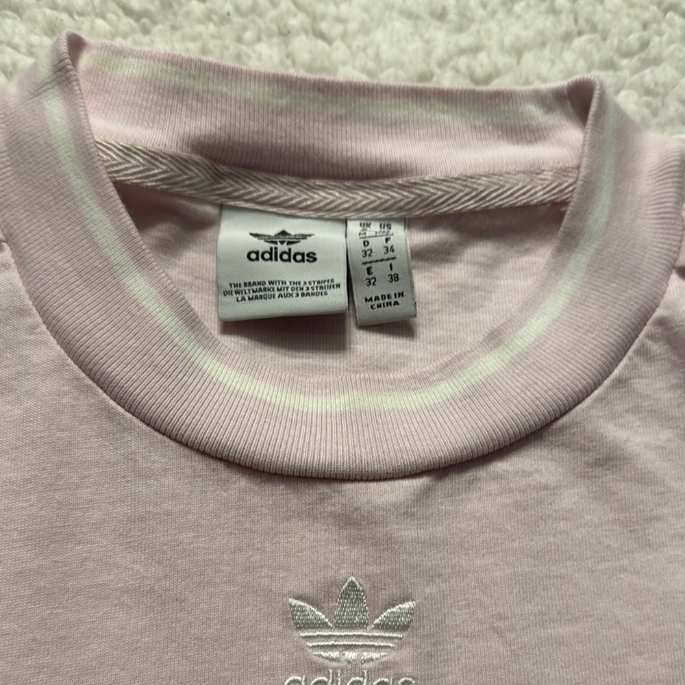 Adidas Pink Midi Dress Casual Comfort - Picture 2 of 4